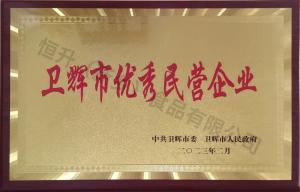 卫辉市优秀民营企业